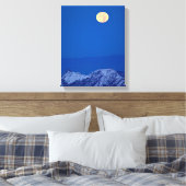 Aravis Mountains | Mont Blanc Range Canvas Afdruk (Insitu (Slaapkamer))