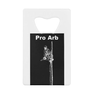 Arb Art Arborist Tree Chinezen Landschap Kredietkaart Flessenopener