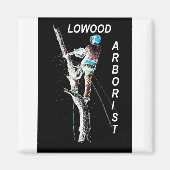 Arb Art Arborist Tree Chinezen Landschap Magneet (Voorkant)