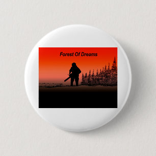 Arb Art Arborist Tree Chinezen Landschap Ronde Button 5,7 Cm