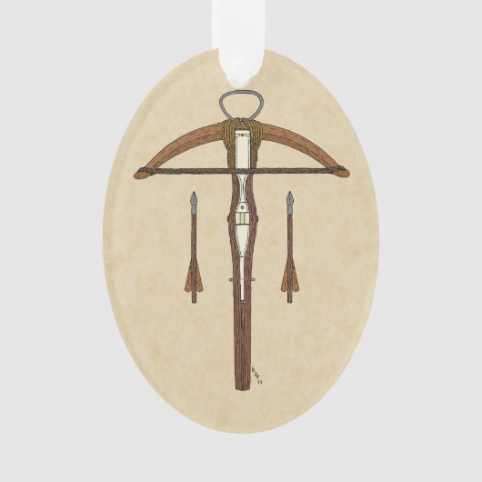 Arbalète médiévale avec boulons (devant)