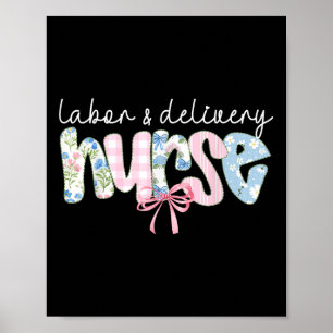 Arbeid en Levering L& d Verpleegkundige Coquet Poster