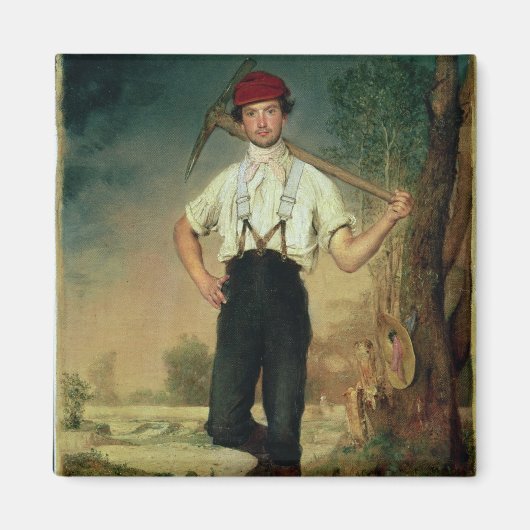 Arbeider, 1848 magneet (Voorkant)