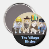 Arbeider, cowboy, officier, chef magneet (Voorkant / Achterkant)