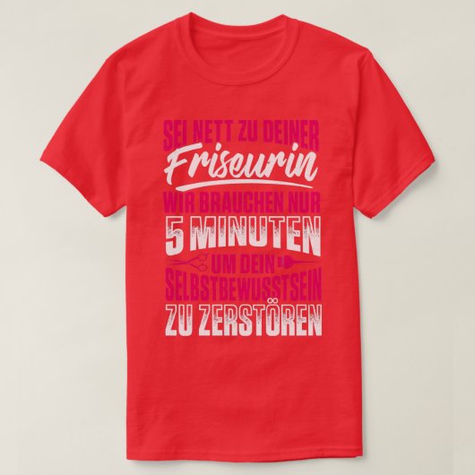 Arbeider of grote kapper t-shirt (Design voorkant)