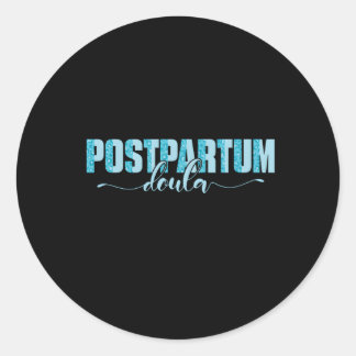 Arbeider Postpum Doula Ronde Sticker
