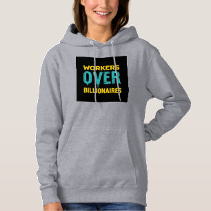 Arbeiders Boven Miljardairs: Macht aan het Volk HD Hoodie