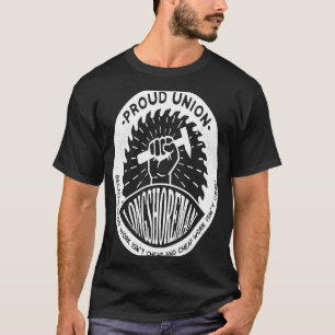 Arbeiders van de vakbond werken trots Longshoreman T-shirt