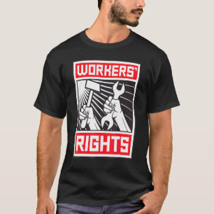 Arbeidersrechten Retro Sovjet-propaganda SOV T-shirt