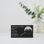 Arbeidsbureau Moderne Visitekaartjes Sjabloon (Staand voorkant)