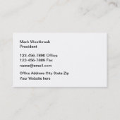 Arbeidsbureau Personeelsdiensten Visitekaartje (Achterkant)