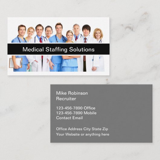 Arbeidsbureau Visitekaartje (Voorkant / Achterkant)