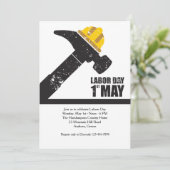 Arbeidsdag 1 mei Uitnodiging (Staand voorkant)