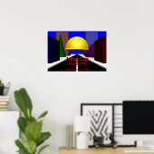 Arbeidsdag (afdrukken) poster (Thuiskantoor)