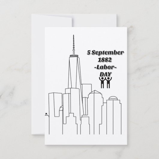 arbeidsdag bedankkaart (Voorkant)