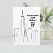 arbeidsdag bedankkaart (Staand voorkant)