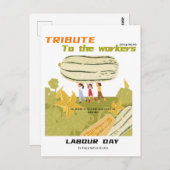 Arbeidsdag Briefkaart (Voorkant / Achterkant)