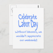 Arbeidsdag Briefkaart (Voorkant / Achterkant)