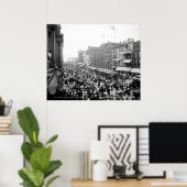 Arbeidsdag, buffel: 1900 poster (Thuiskantoor)