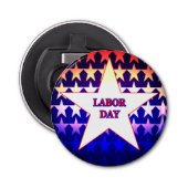 Arbeidsdag Button Flesopener (Voorkant)