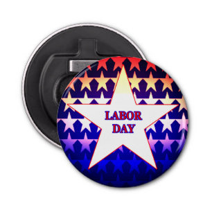 Arbeidsdag Button Flesopener