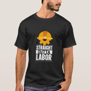 Arbeidsdag Citaat werf EU-laboratoriumwerker vermo T-shirt