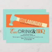 Arbeidsdag Hammer Uitnodiging (Voorkant / Achterkant)