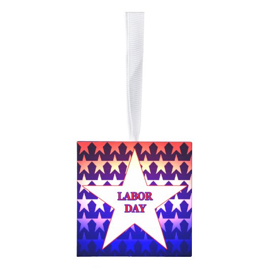 Arbeidsdag Kubus Ornament (Rechts)