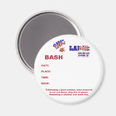 Arbeidsdag - magneet (Voorkant / Achterkant)