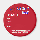 Arbeidsdag - magneet (Voorkant)