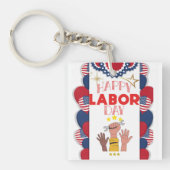 Arbeidsdag Sleutelhanger (voorkant)