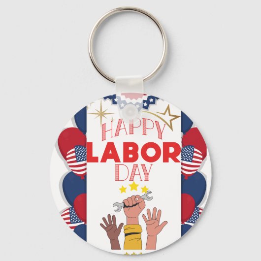 Arbeidsdag Sleutelhanger (Achterkant)