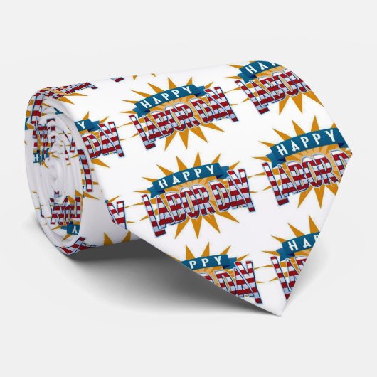 Arbeidsdag Stropdas (Opgerold)