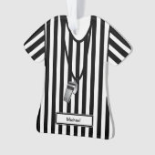 Arbitre personnalisé avec le sifflement (devant)