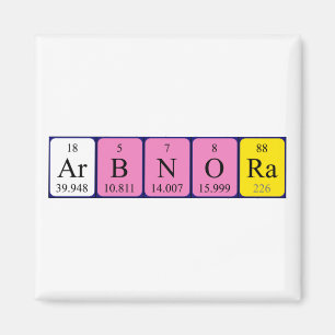 Arbnora periodiek table name magnet magneet