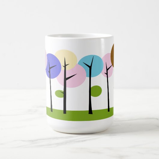Árboles Colores Mug (Centre)