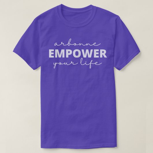 Arbonne EMPOWER je leven T-shirt (Design voorkant)