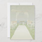 Arbor Beach Wedding Bewaar de datum Save The Date (Achterkant)