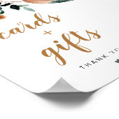 ARBOR Bohemian Feather Greenery Kaarten en Gifts Poster (Hoek)