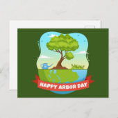 Arbor Day Briefkaart (Voorkant / Achterkant)
