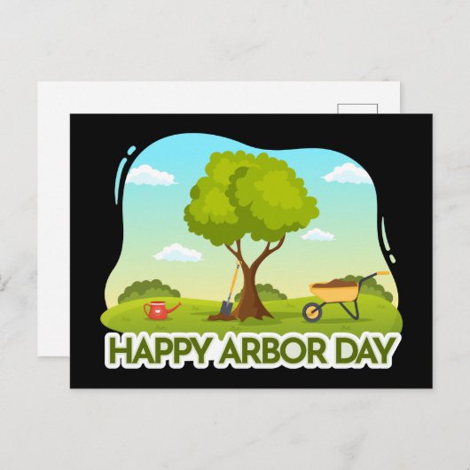 Arbor Day Briefkaart (Voorkant / Achterkant)