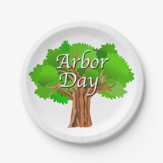 Arbor Day Holiday Papieren Bordje (Voorkant)