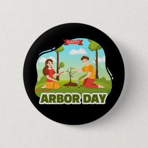 Arbor Day Ronde Button 5,7 Cm