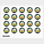 Arbor Day Ronde Sticker (Vel)