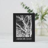 arbor-day-spookboom briefkaart (Staand voorkant)