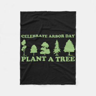 Arbor Day Tree Care Plant Meer Bomen Fleece Deken