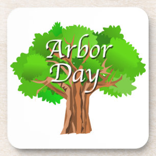 Arbor Day Tree-feestdag Bier Onderzetter