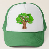 Arbor Day Tree-feestdag Trucker Pet (Voorkant)