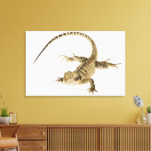 Arboreale agamidesoorten in het oostelijke deel va canvas afdruk (Insitu (Woonkamer))