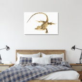 Arboreale agamidesoorten in het oostelijke deel va canvas afdruk (Insitu (Slaapkamer))